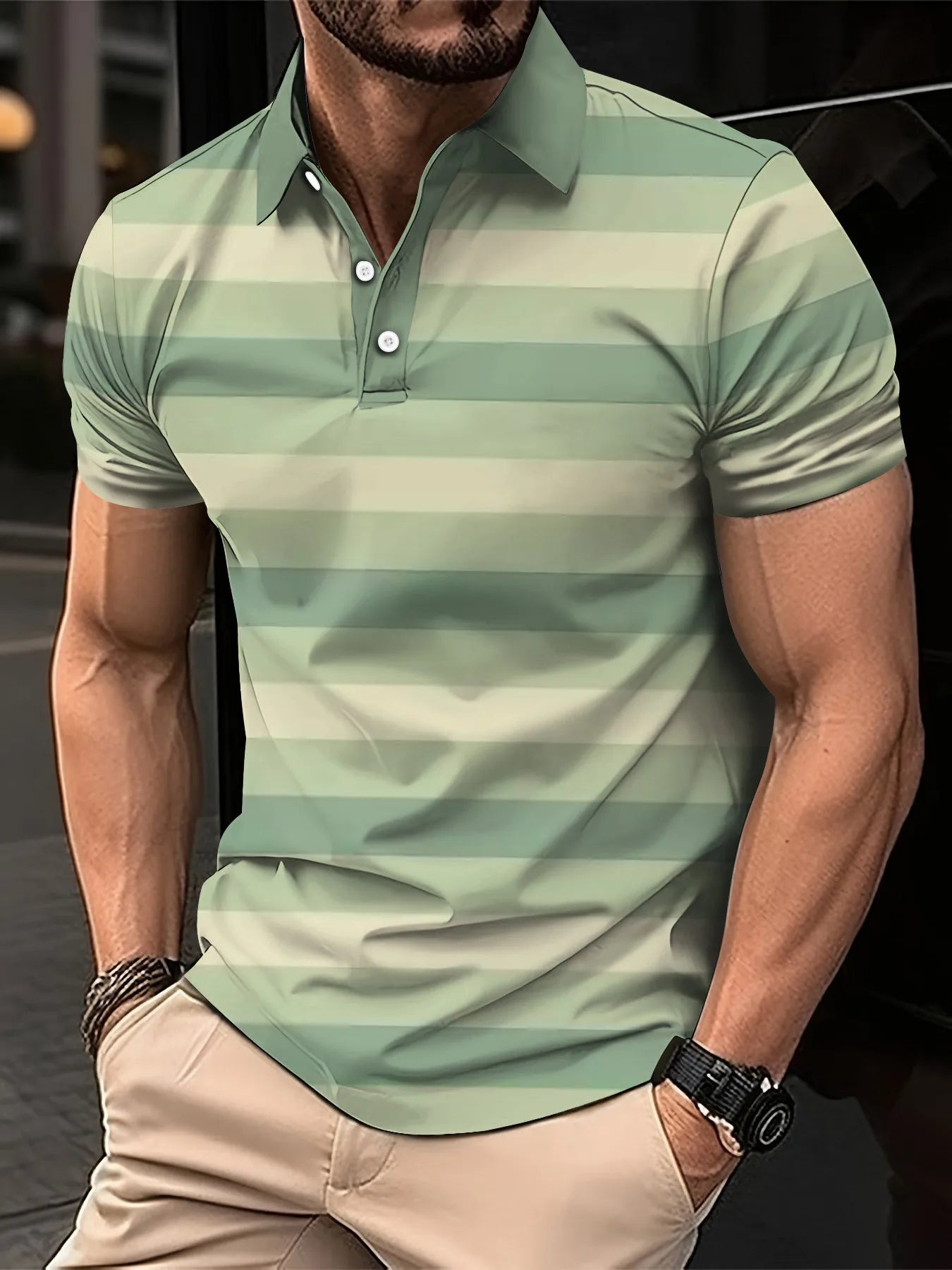 Men’s Polo Shirt Business Casual Casual Summer