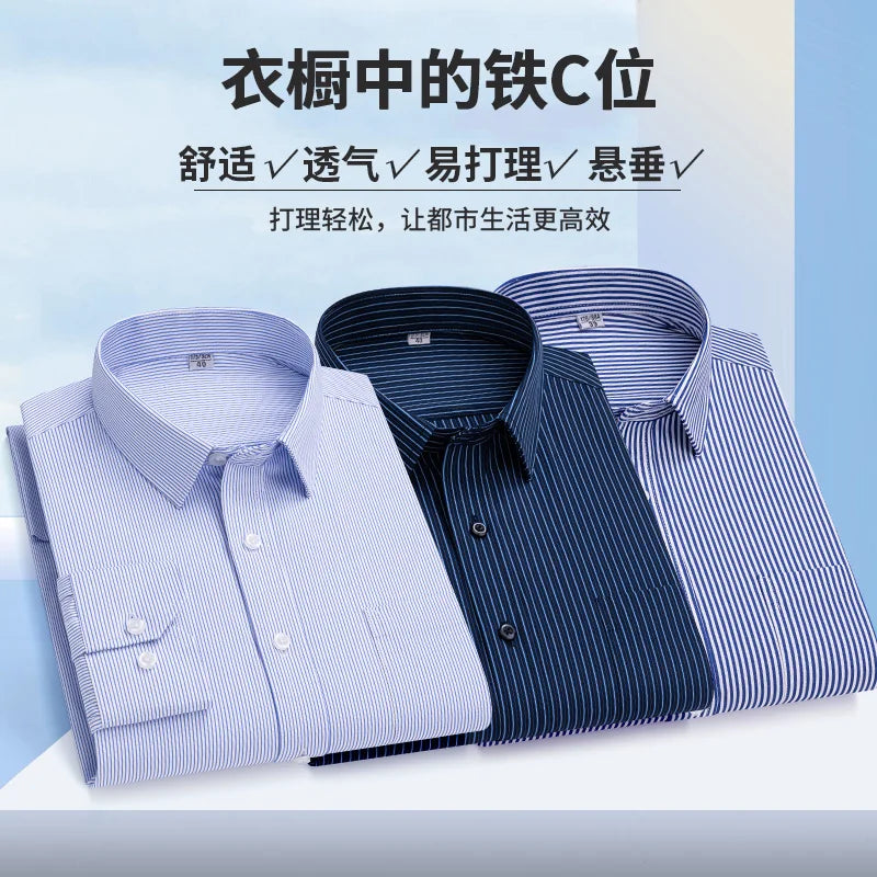 Men’s Shirt Long Sleeve Formal Solid Color