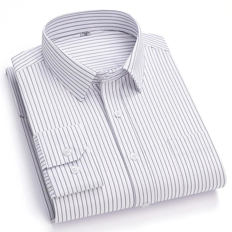 Men’s Shirt Long Sleeve Formal Solid Color