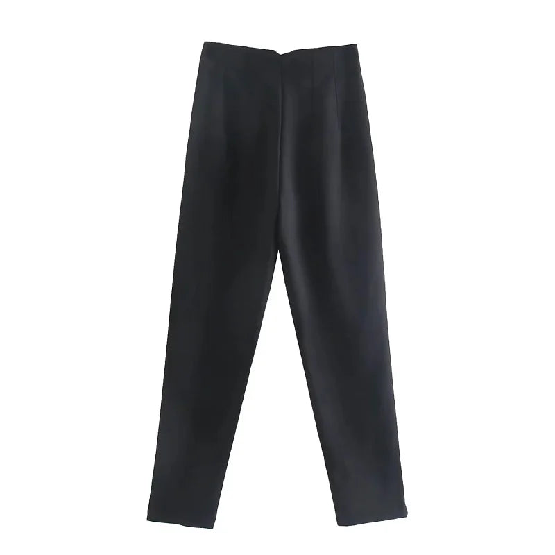 Women’s Trousers High Waist Formal Comfort Fit Stretchy
