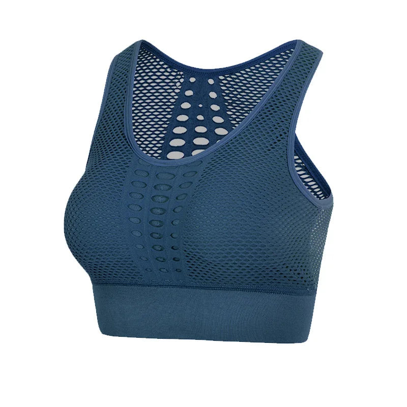 Women’s Gym Top Crop Top Breathable Seamless Athletic