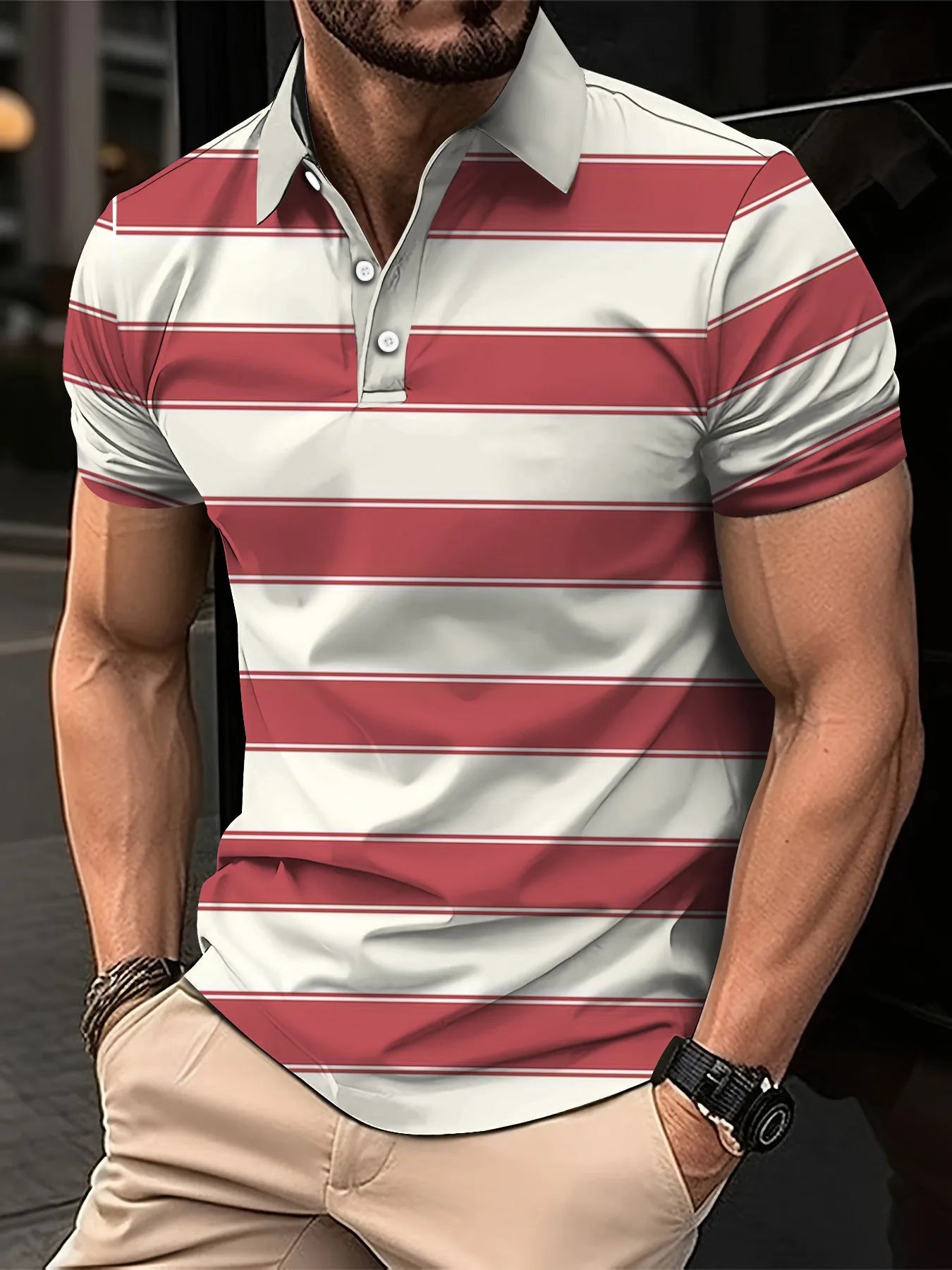 Men’s Polo Shirt Business Casual Casual Summer