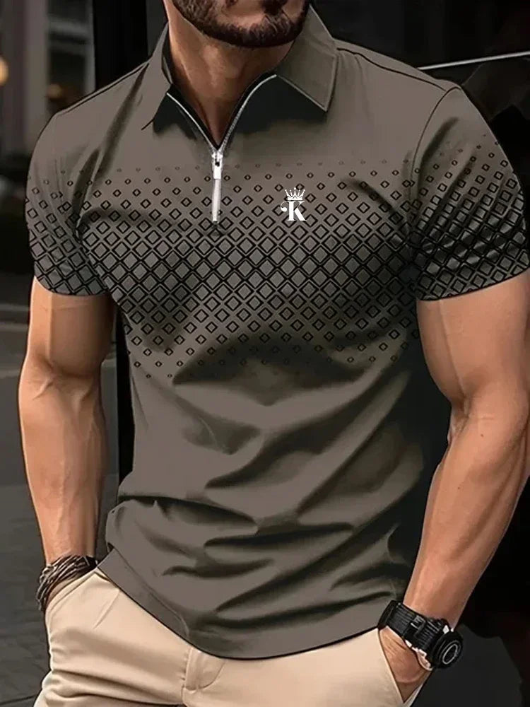 Men’s Polo Shirt Short Sleeve Business Casual Casual Summer