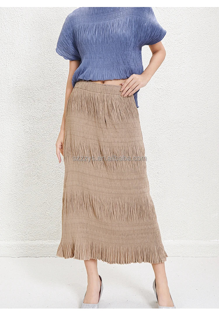 Women’s Skirt Pleated Casual Lightweight Summer