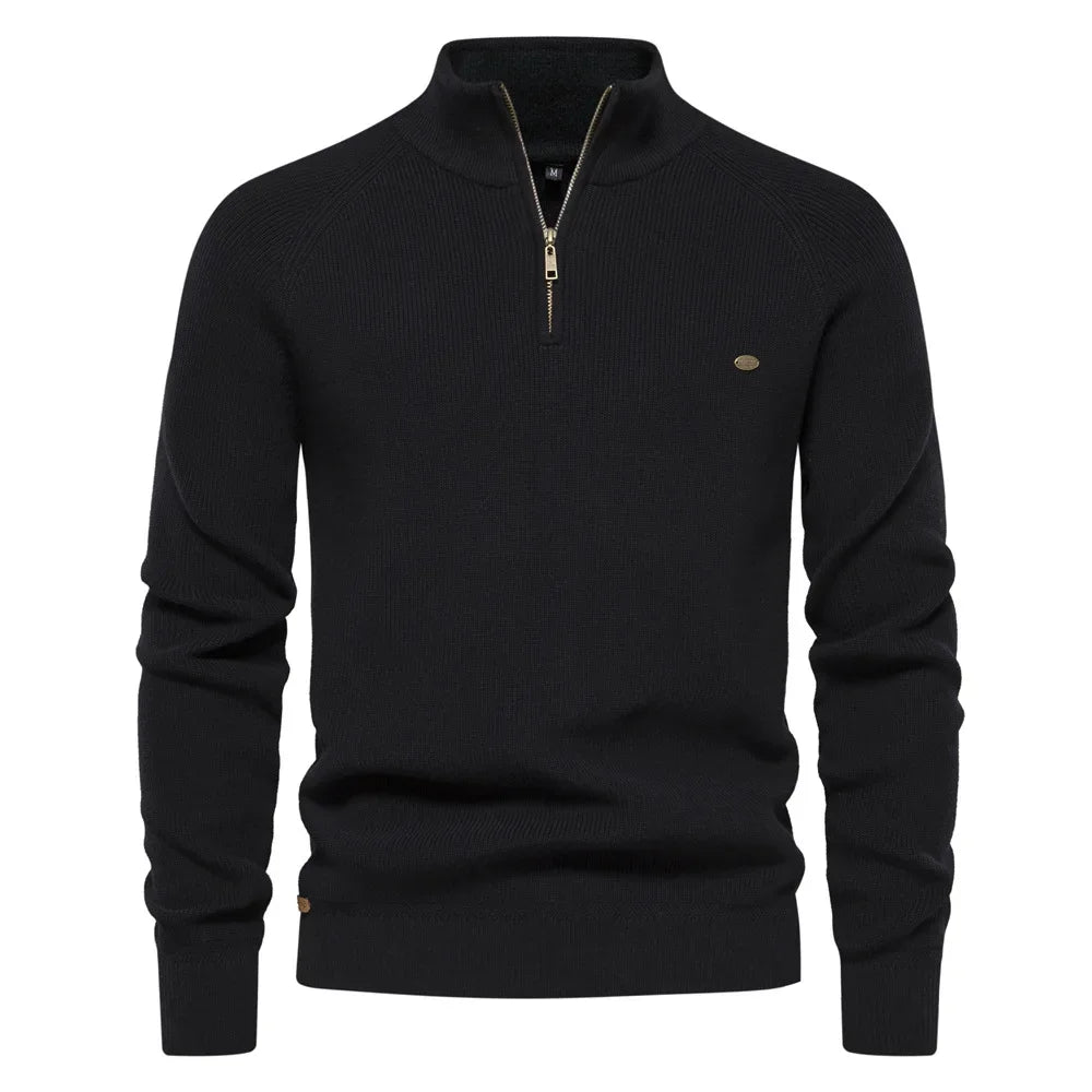 Men’s Sweatshirt Zip-Up Casual Long Sleeve Autumn Winter
