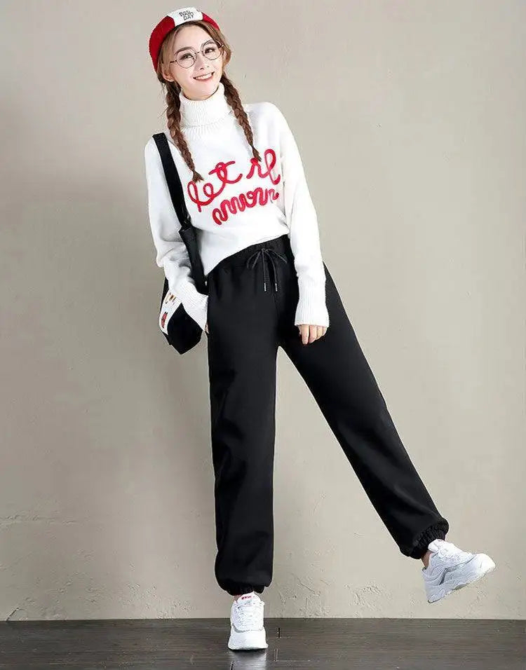 Women’s Joggers High Waist Fleece Casual