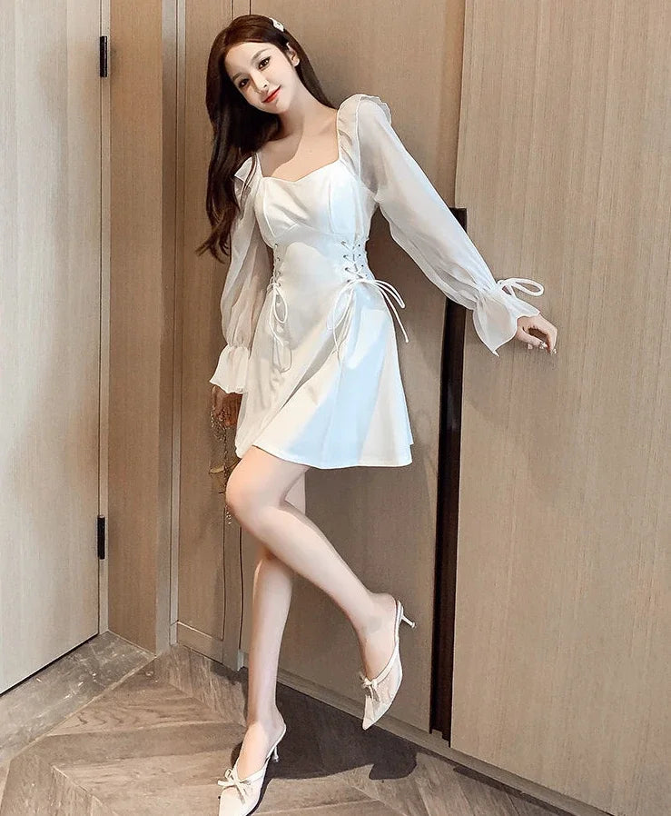 Women’s Dress Chiffon Casual Mini A-Line