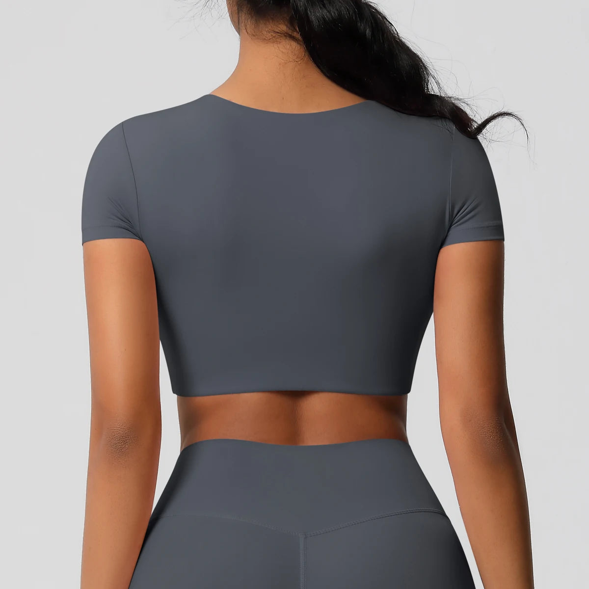 Women’s Gym Top Short Sleeve Breathable Stretchy Athletic