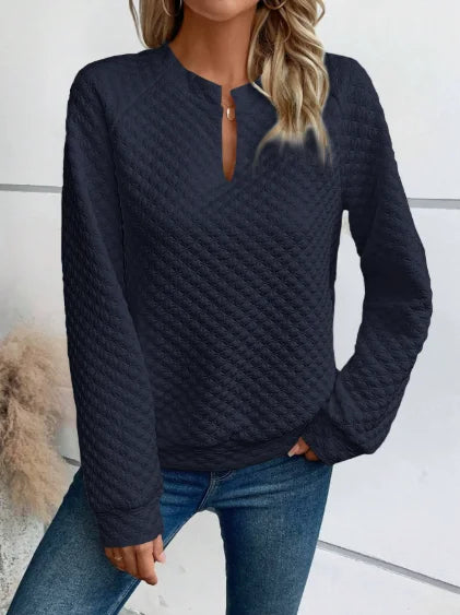 Women’s Hoodie Pullover Casual Solid Color Long Sleeve