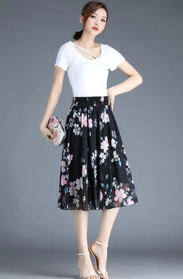 Women’s Skirt Midi Casual Summer