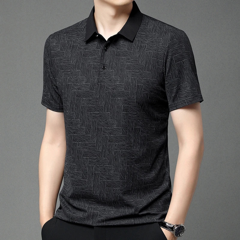 Men’s Polo Shirt Short Sleeve Business Casual Casual Summer Fashion