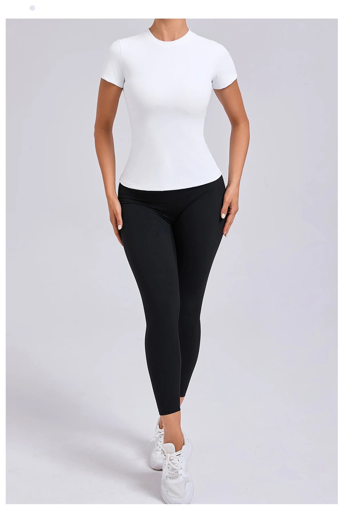 Women’s Gym Top Short Sleeve Moisture Wicking Athletic