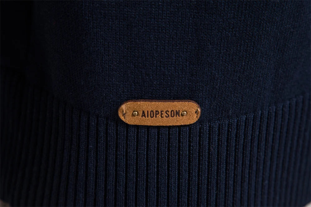 Men’s Sweatshirt Pullover Zip-Up Cotton Warm Casual Autumn