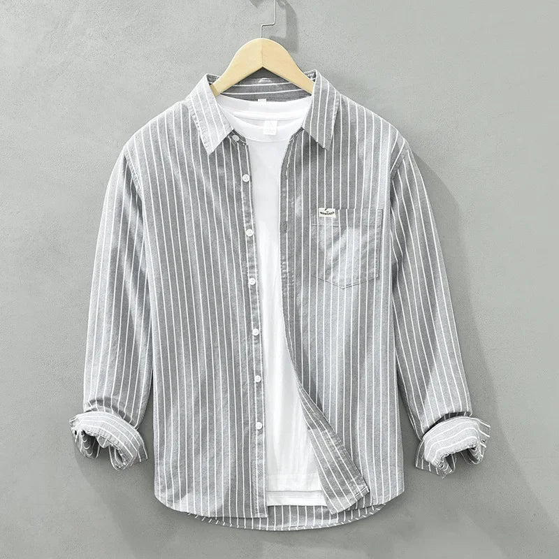 Men’s Shirt Cotton Casual Cotton Comfort Fit