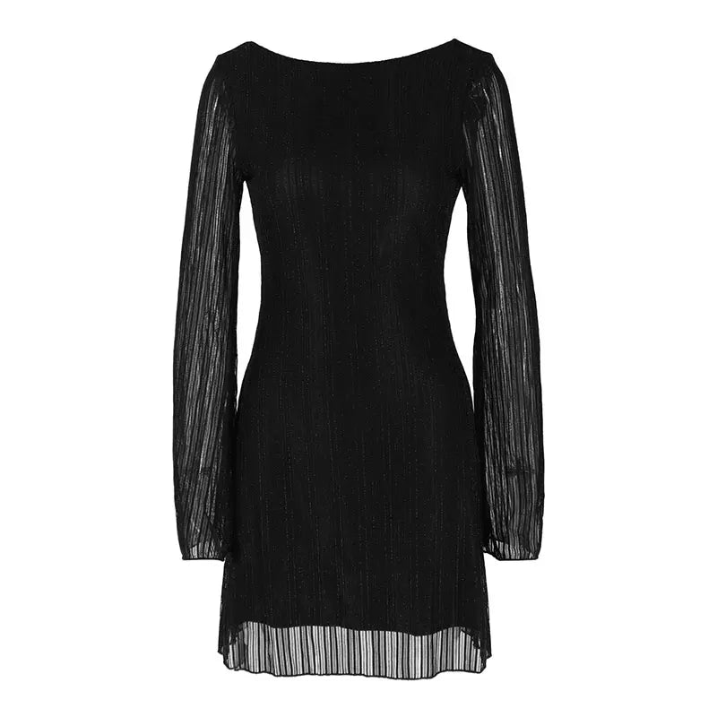 Women’s Dress Mini Long Sleeve Formal