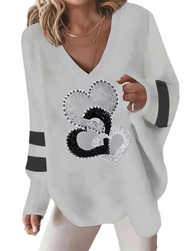 Women’s Top Blouse Long Sleeve Casual Printed