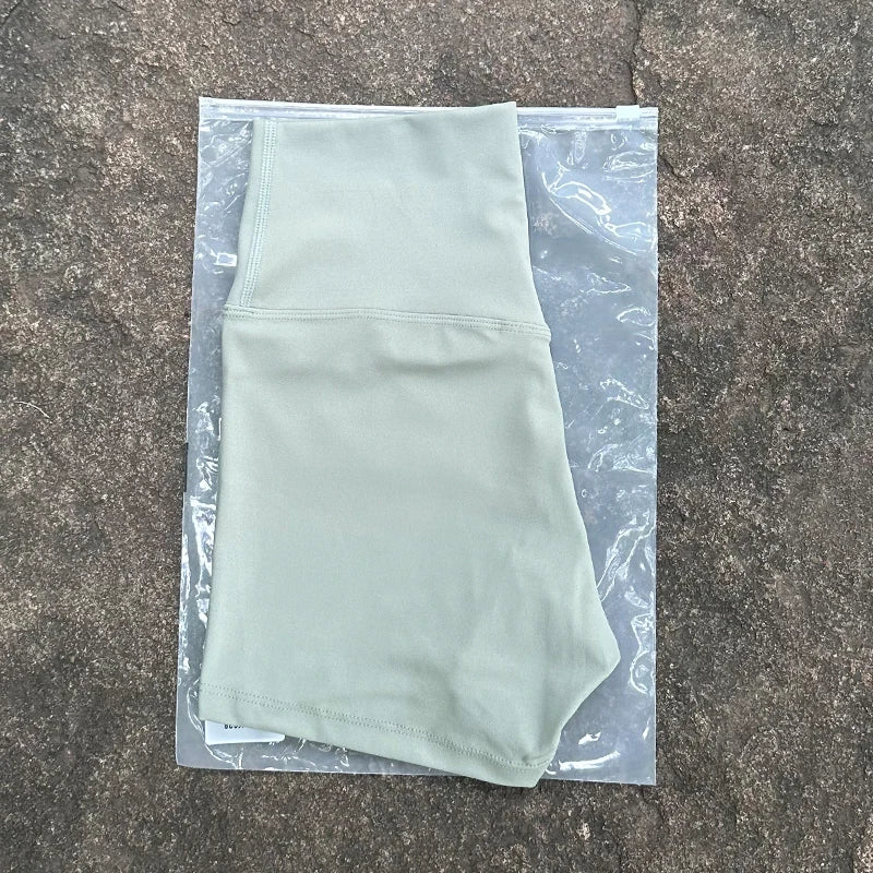 Women’s Shorts High Waist Elastic Waist Sporty Slim Fit