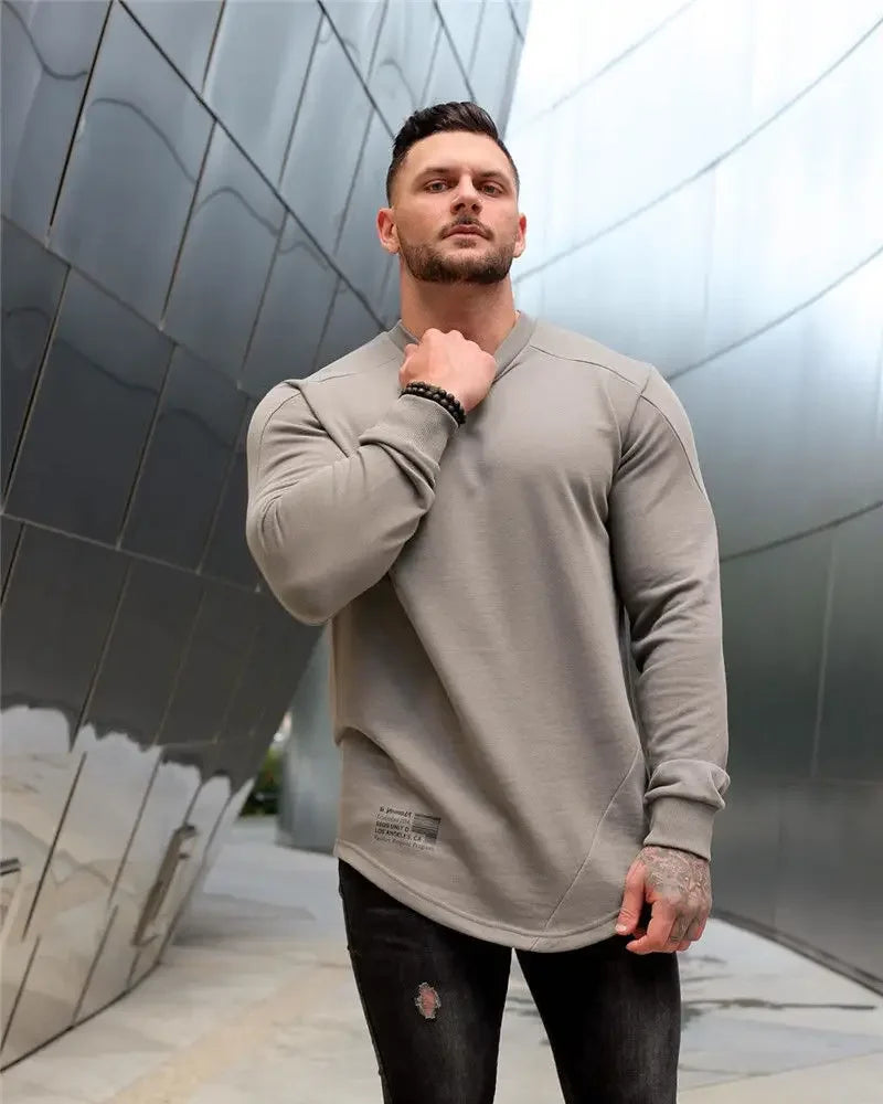 Men’s Shirt Casual Athletic Long Sleeve