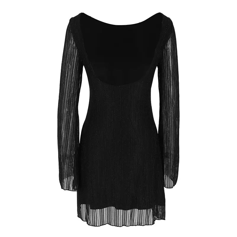 Women’s Dress Mini Long Sleeve Formal