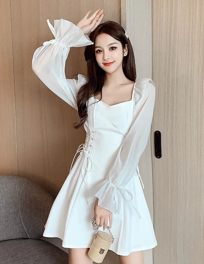 Women’s Dress Chiffon Casual Mini A-Line