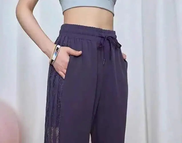 Women’s Joggers Elastic Waist Gym Stretchy Cotton