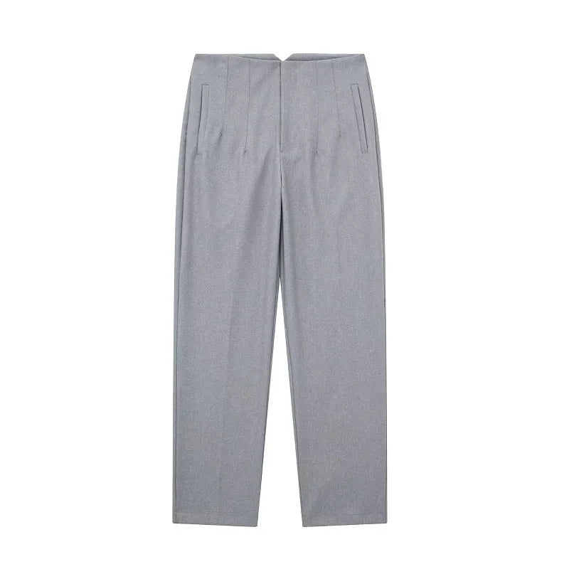 Women’s Trousers High Waist Formal Comfort Fit Stretchy