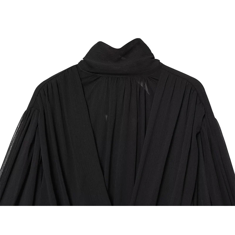 Women’s Top Blouse Long Sleeve Casual Stretchy