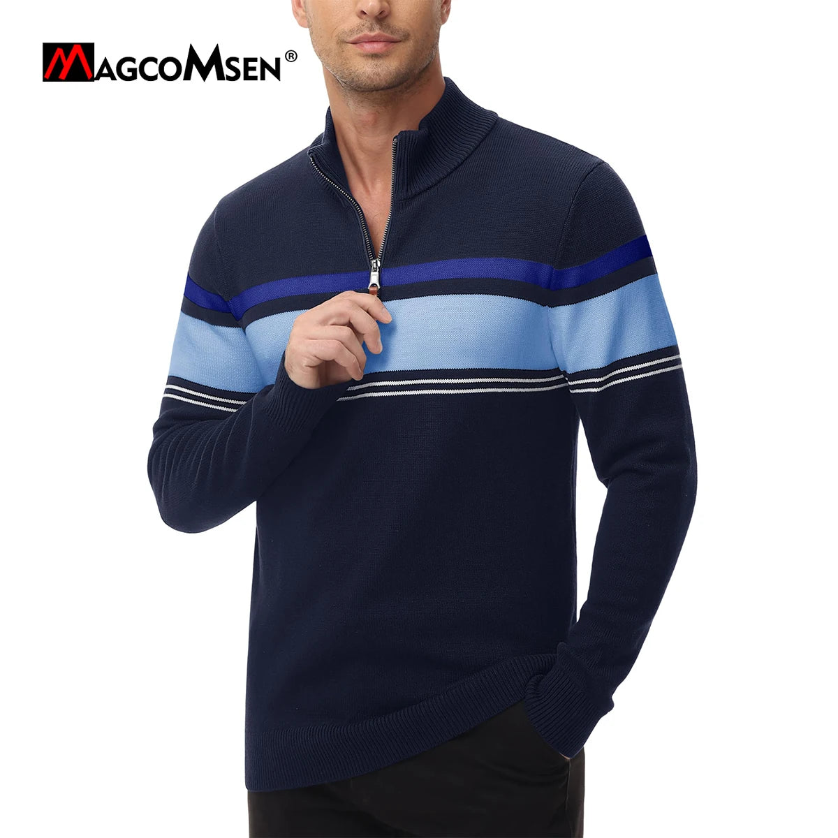 Men’s Sweatshirt Pullover Zip-Up Cotton Warm Autumn Winter