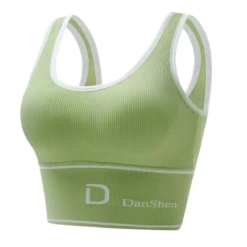 Women’s Sports Bra Seamless Stretchy Comfort Supportive