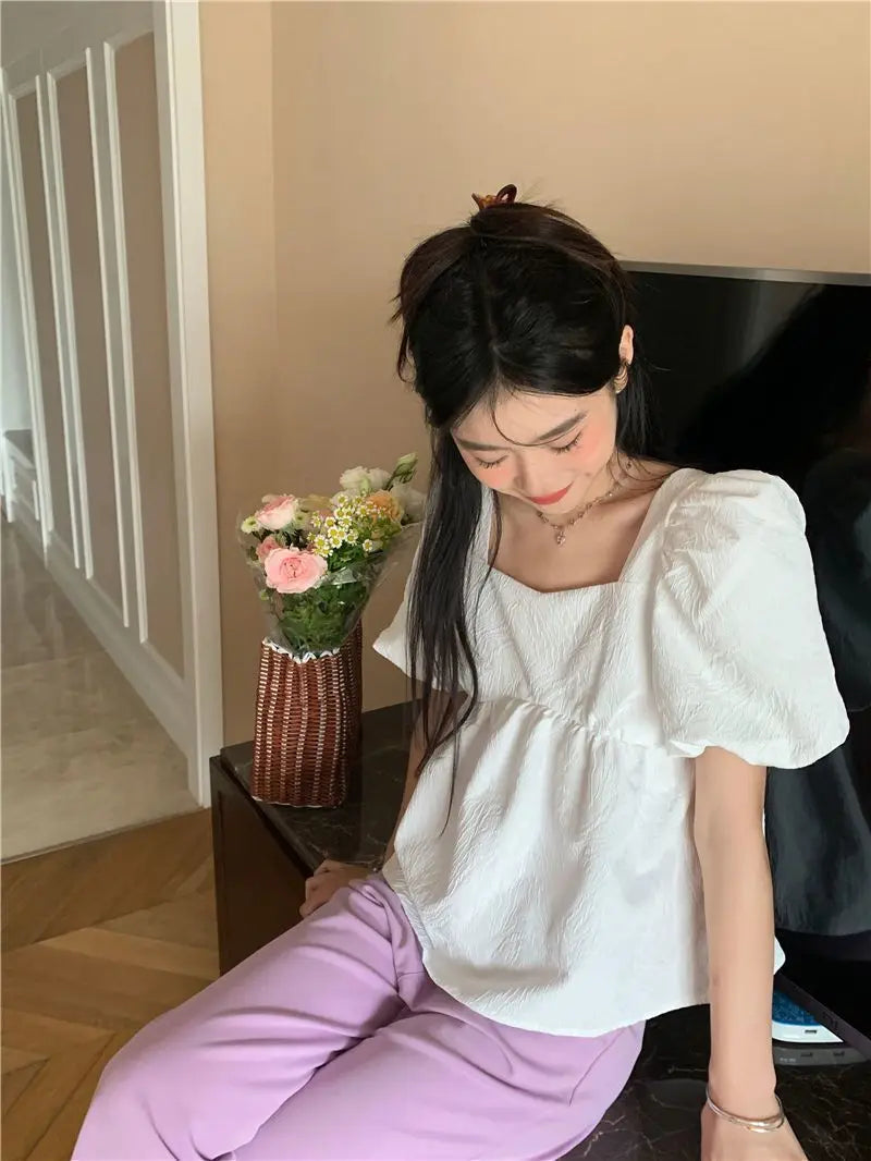 Women’s Top Blouse Cotton Linen Casual