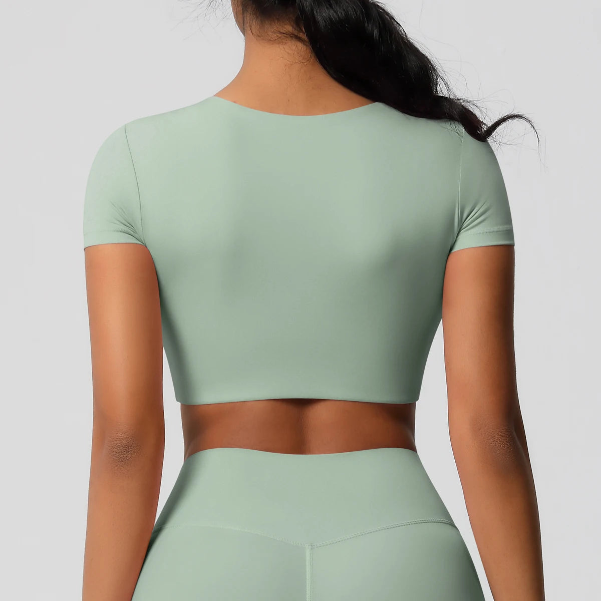 Women’s Gym Top Short Sleeve Breathable Stretchy Athletic