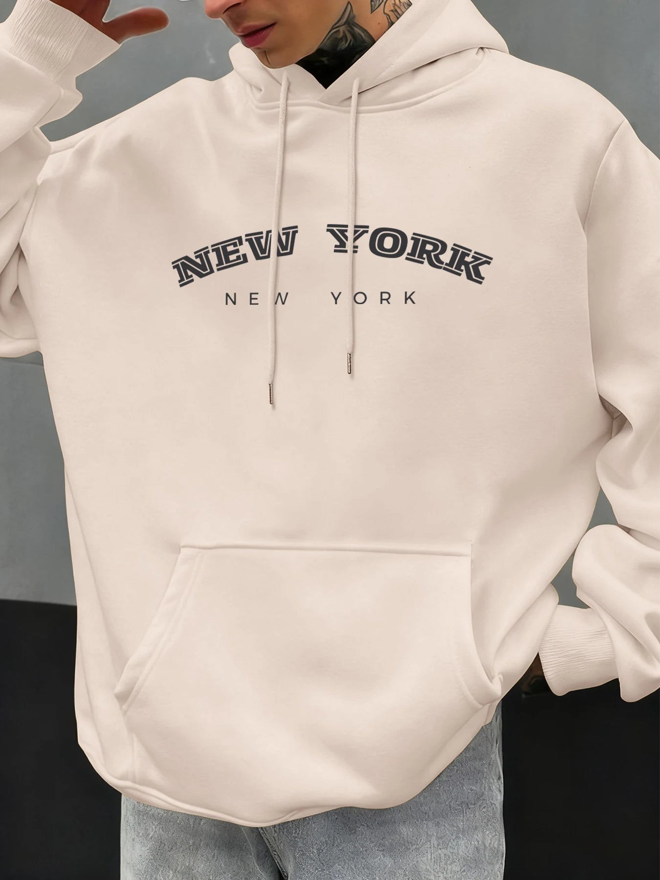 Men’s Hoodie Fleece Soft Warm Casual