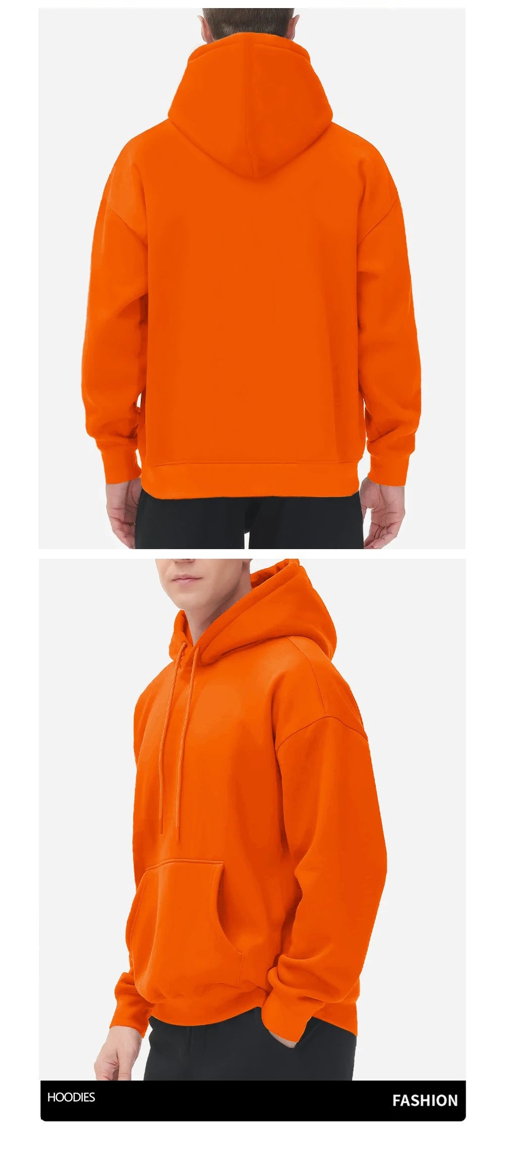 Men’s Hoodie Pullover Fleece Warm Casual