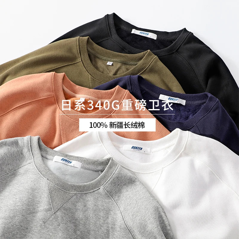 Men’s T-Shirt Long Sleeve Solid Color Cotton Comfort Fit