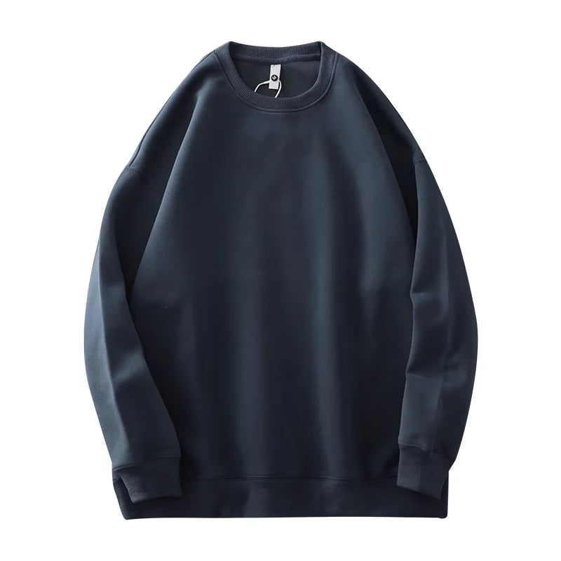 Men’s T-Shirt Long Sleeve Solid Color Cotton Comfort Fit