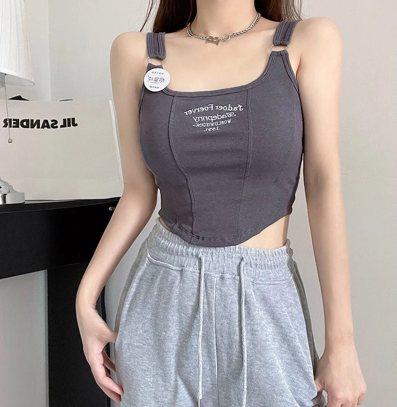 Women’s Top Tank Top Crop Top Casual Summer