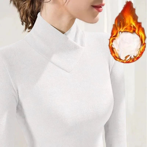 Women’s Sweatshirt Fleece Warm Casual Solid Color