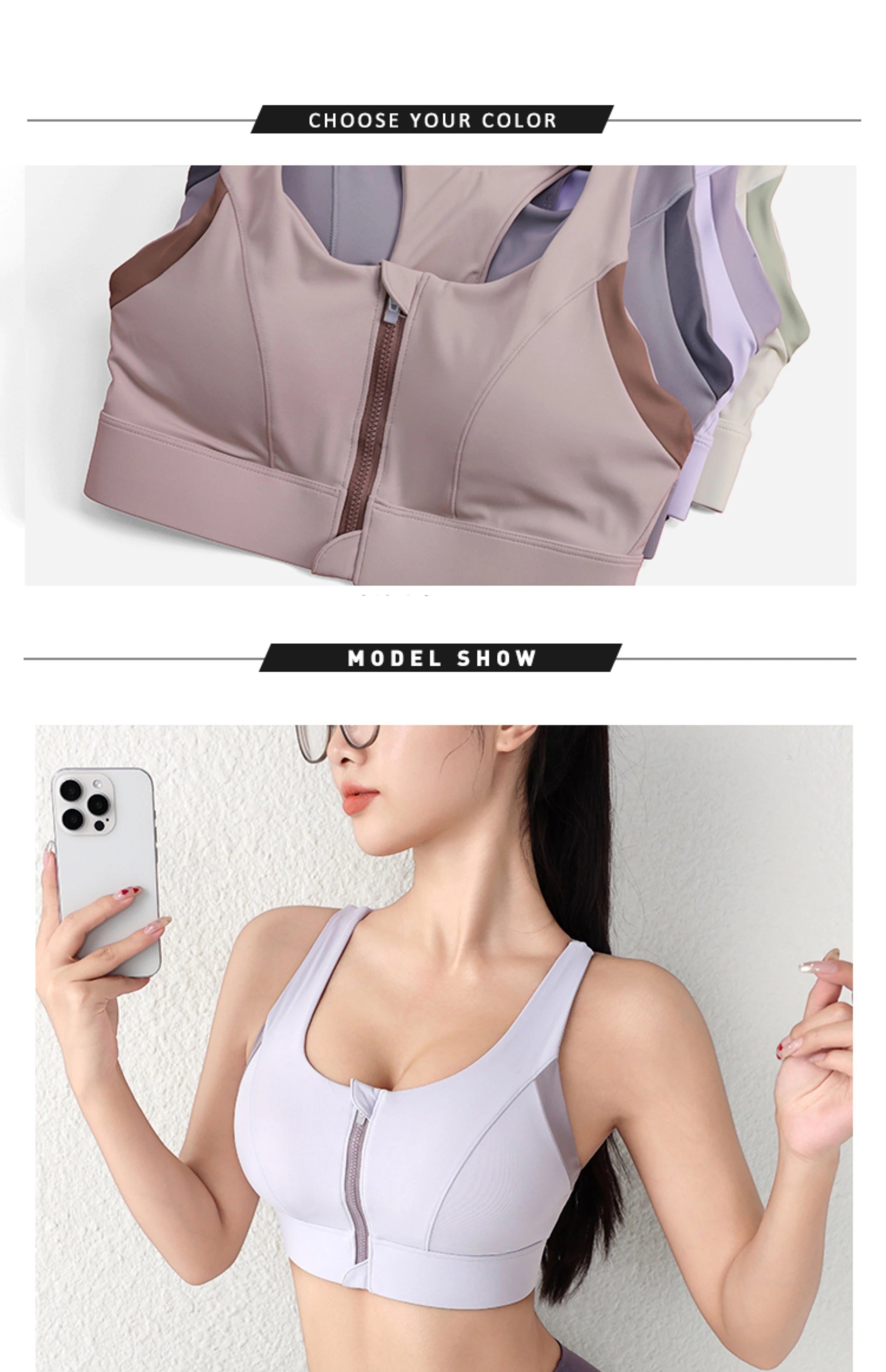 Women’s Sports Bra Gym Comfort Supportive Breathable