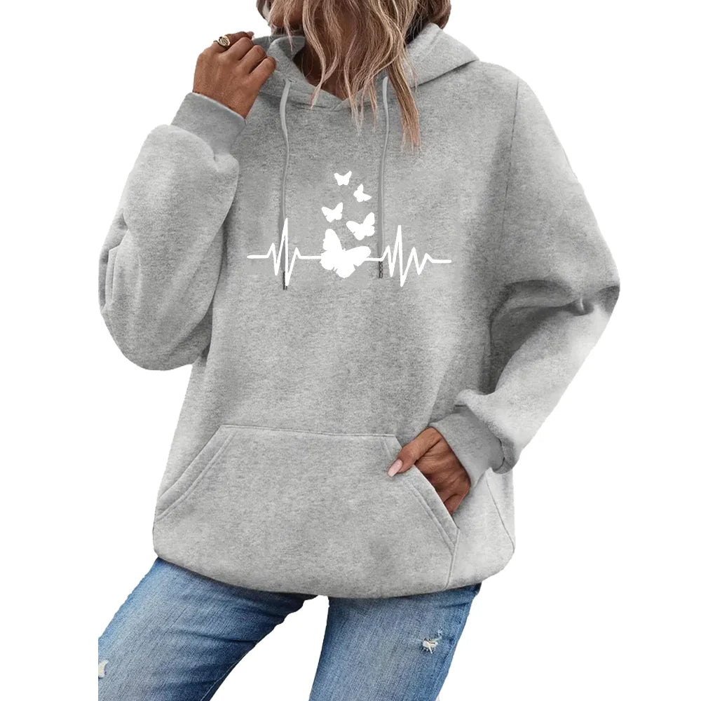 Women’s Hoodie Warm Long Sleeve Casual Soft