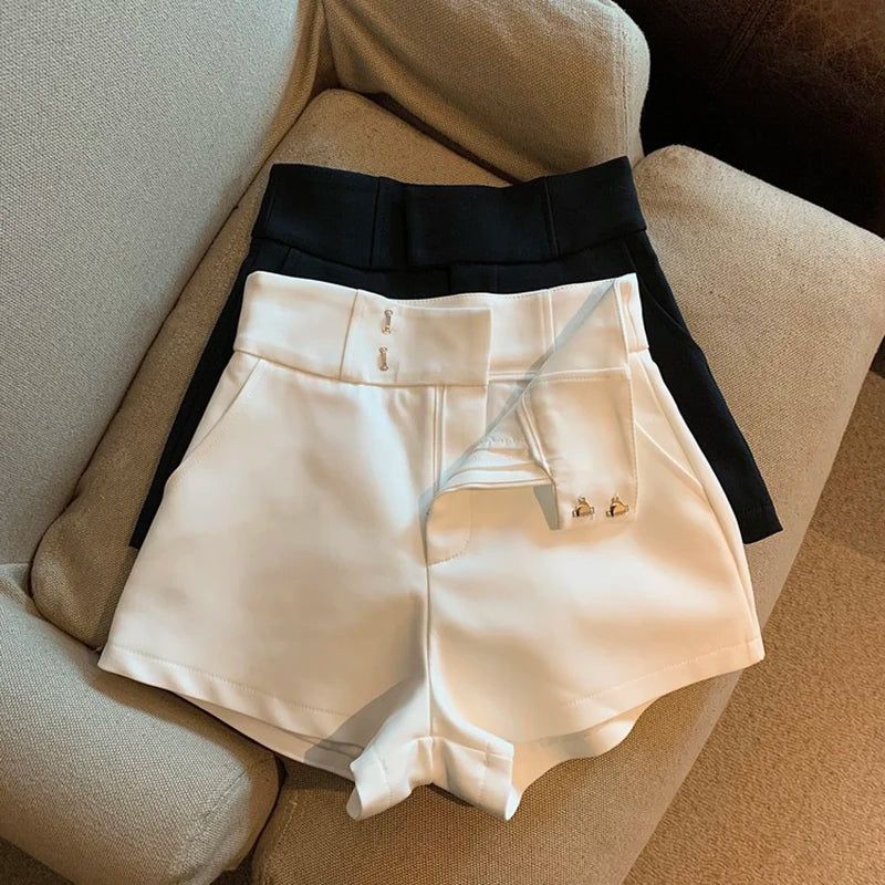 Women’s Shorts High Waist Casual Slim Fit