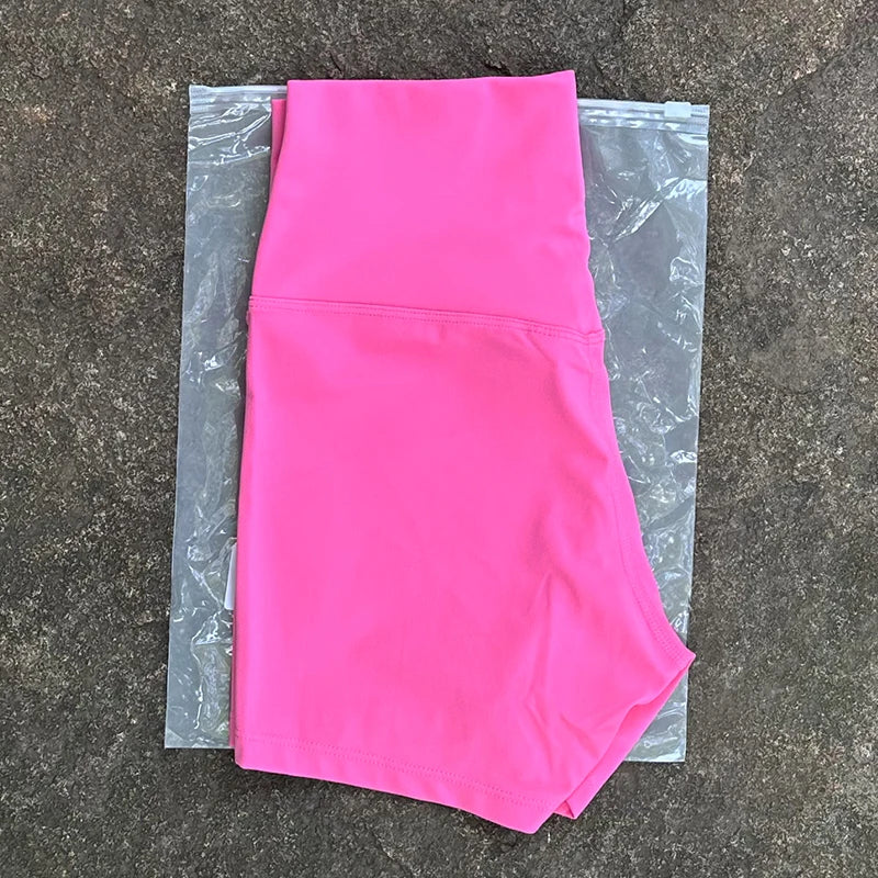 Women’s Shorts High Waist Elastic Waist Sporty Slim Fit