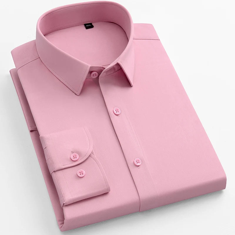 Men’s Shirt Long Sleeve Formal Slim Fit