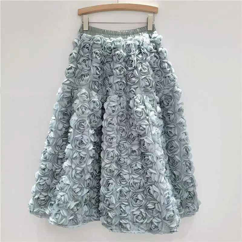 Women’s Skirt High Waist A-Line Summer Casual