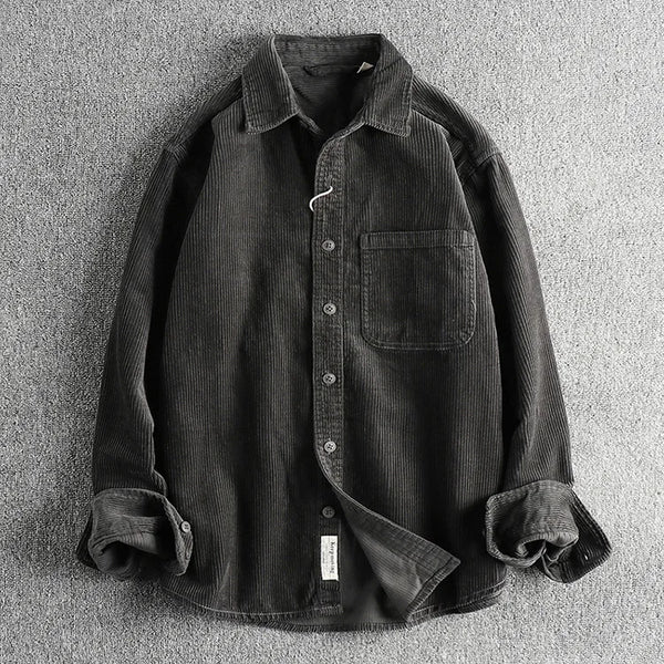 Men’s Shirt Long Sleeve Solid Color Casual