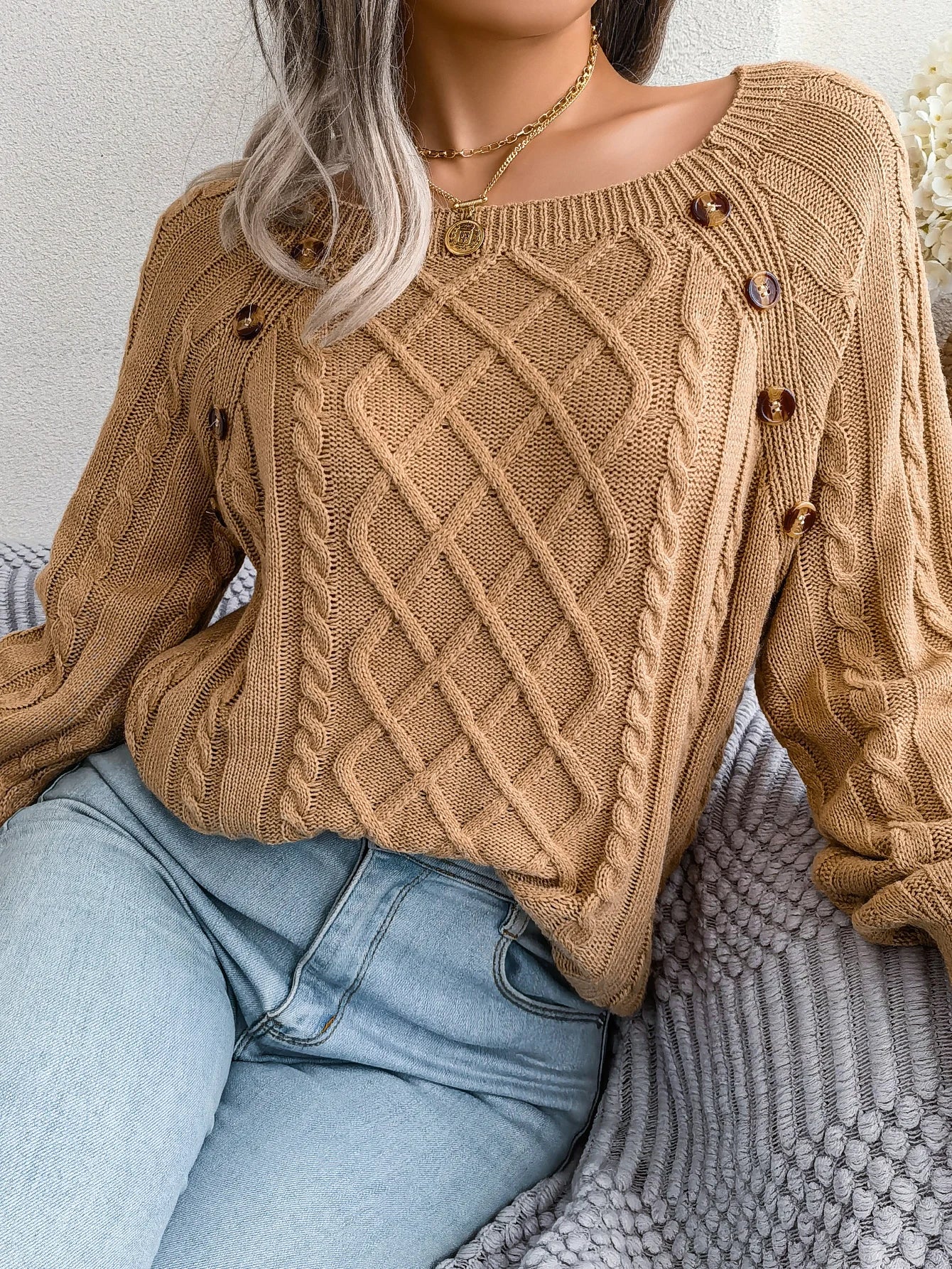 Women’s Top Long Sleeve Casual Stretchy Solid Color