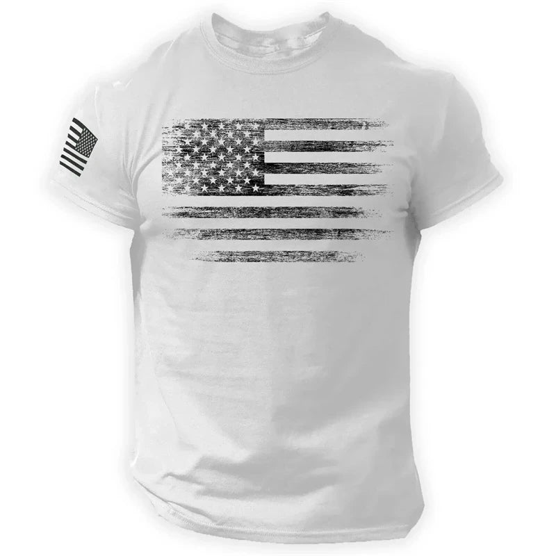 Men’s T-Shirt Casual Athletic Printed Short Sleeve