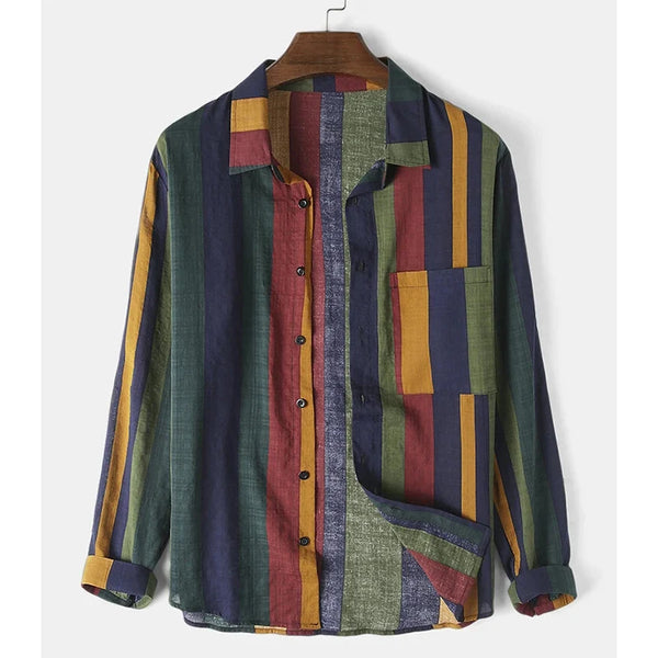 Men’s Shirt Long Sleeve Cotton Casual