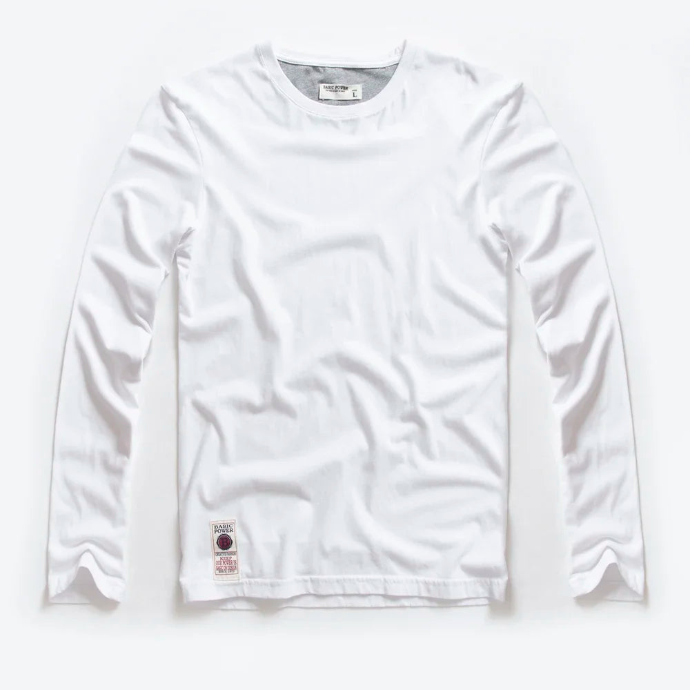Men’s T-Shirt Long Sleeve Casual Cotton Comfort Fit