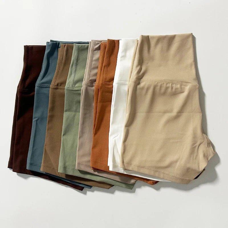 Women’s Shorts High Waist Elastic Waist Sporty Slim Fit
