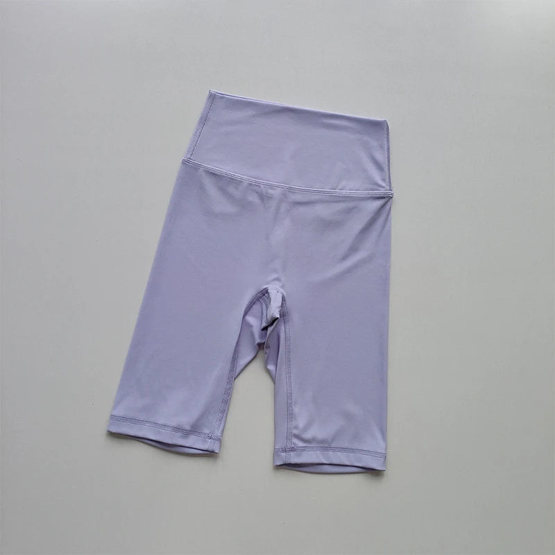 Women’s Shorts High Waist Sporty Solid Color